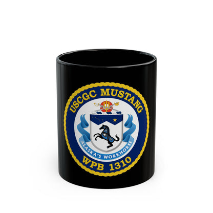 USCGC Mustang WPB 1310 (U.S. Coast Guard) Black Coffee Mug-11oz-The Sticker Space