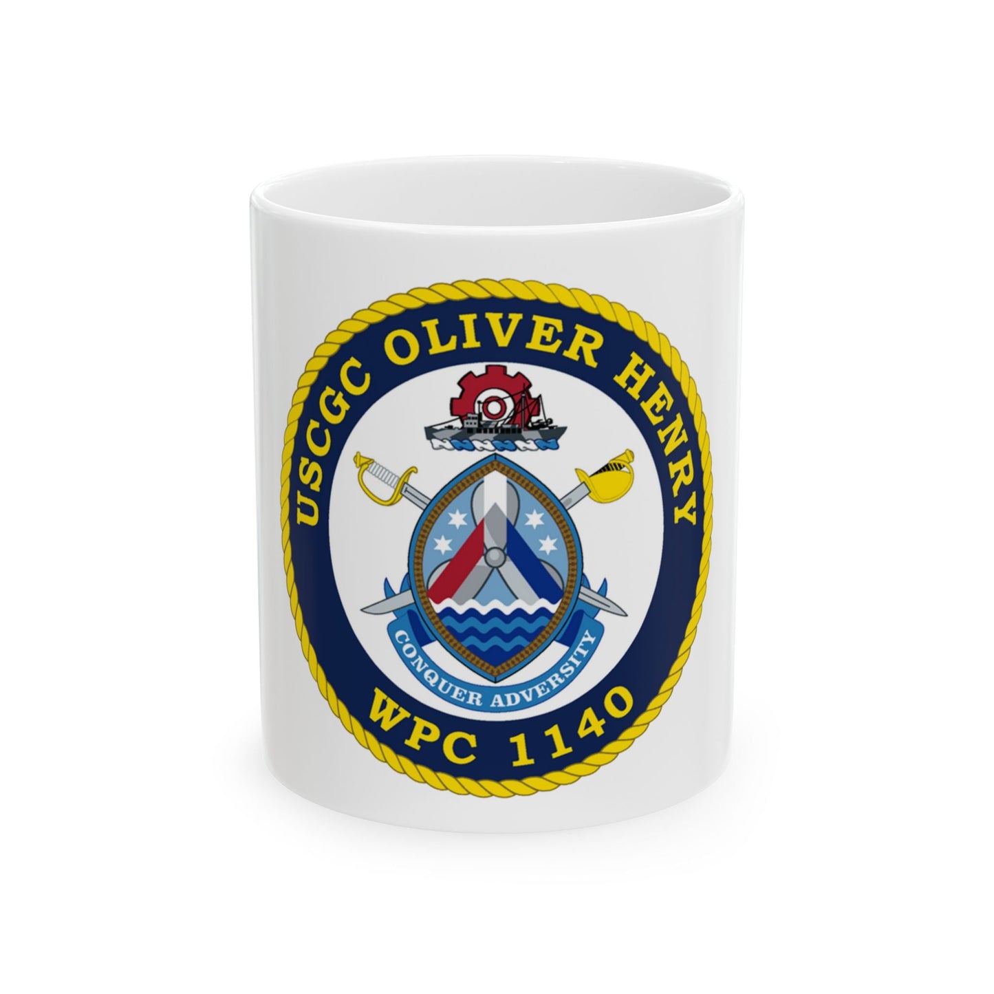 USCGC Oliver Henry WPC 1140 (U.S. Coast Guard) White Coffee Mug