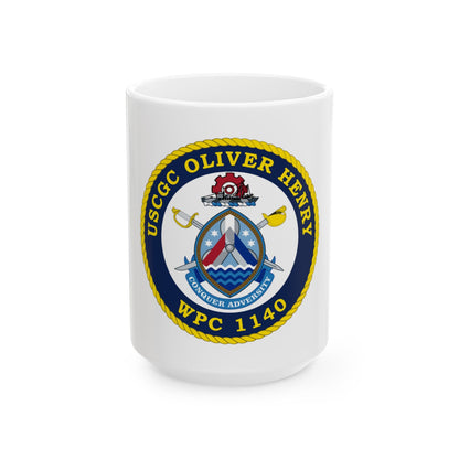 USCGC Oliver Henry WPC 1140 (U.S. Coast Guard) White Coffee Mug