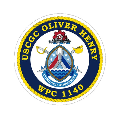 USCGC Oliver Henry WPC 1140 (U.S. Coast Guard) STICKER Vinyl Die-Cut Decal 2 Inch - The Sticker Space