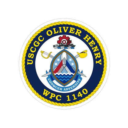 USCGC Oliver Henry WPC 1140 (U.S. Coast Guard) Transparent STICKER Die-Cut Vinyl Decal 5 Inch - The Sticker Space