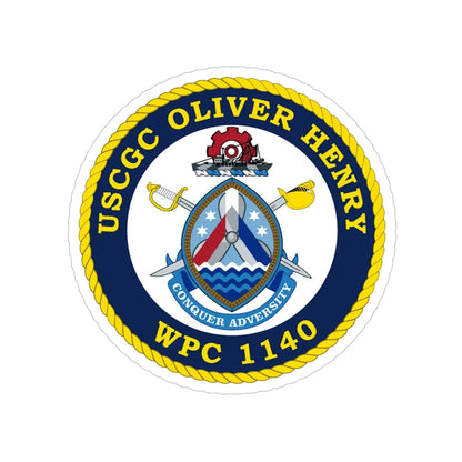 USCGC Oliver Henry WPC 1140 (U.S. Coast Guard) Transparent STICKER Die-Cut Vinyl Decal 6 Inch - The Sticker Space