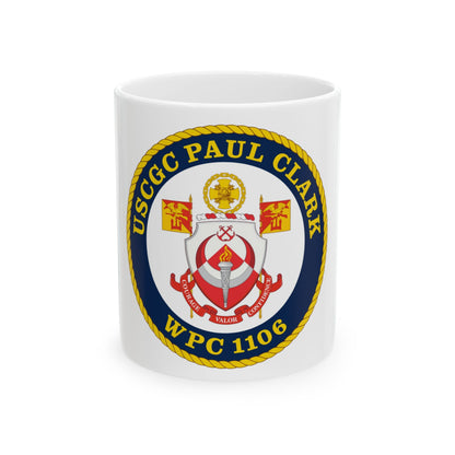 USCGC Paul Clark WPC 1106 (U.S. Coast Guard) White Coffee Mug