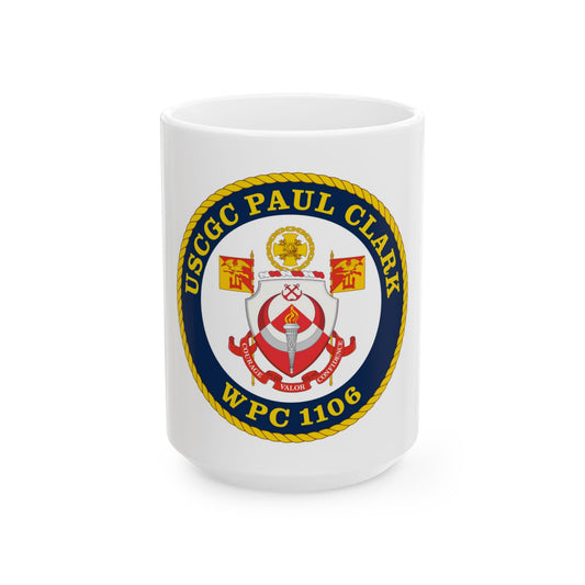 USCGC Paul Clark WPC 1106 (U.S. Coast Guard) White Coffee Mug