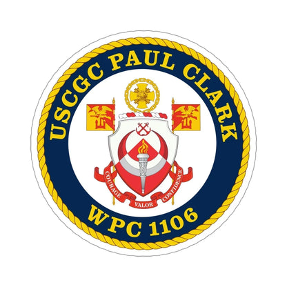USCGC Paul Clark WPC 1106 (U.S. Coast Guard) STICKER Vinyl Die-Cut Decal 5 Inch - The Sticker Space