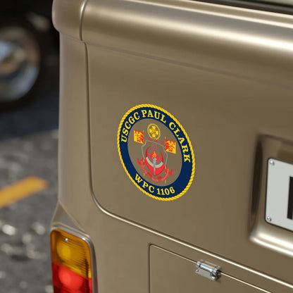 USCGC Paul Clark WPC 1106 (U.S. Coast Guard) Transparent STICKER Die-Cut Vinyl Decal - The Sticker Space