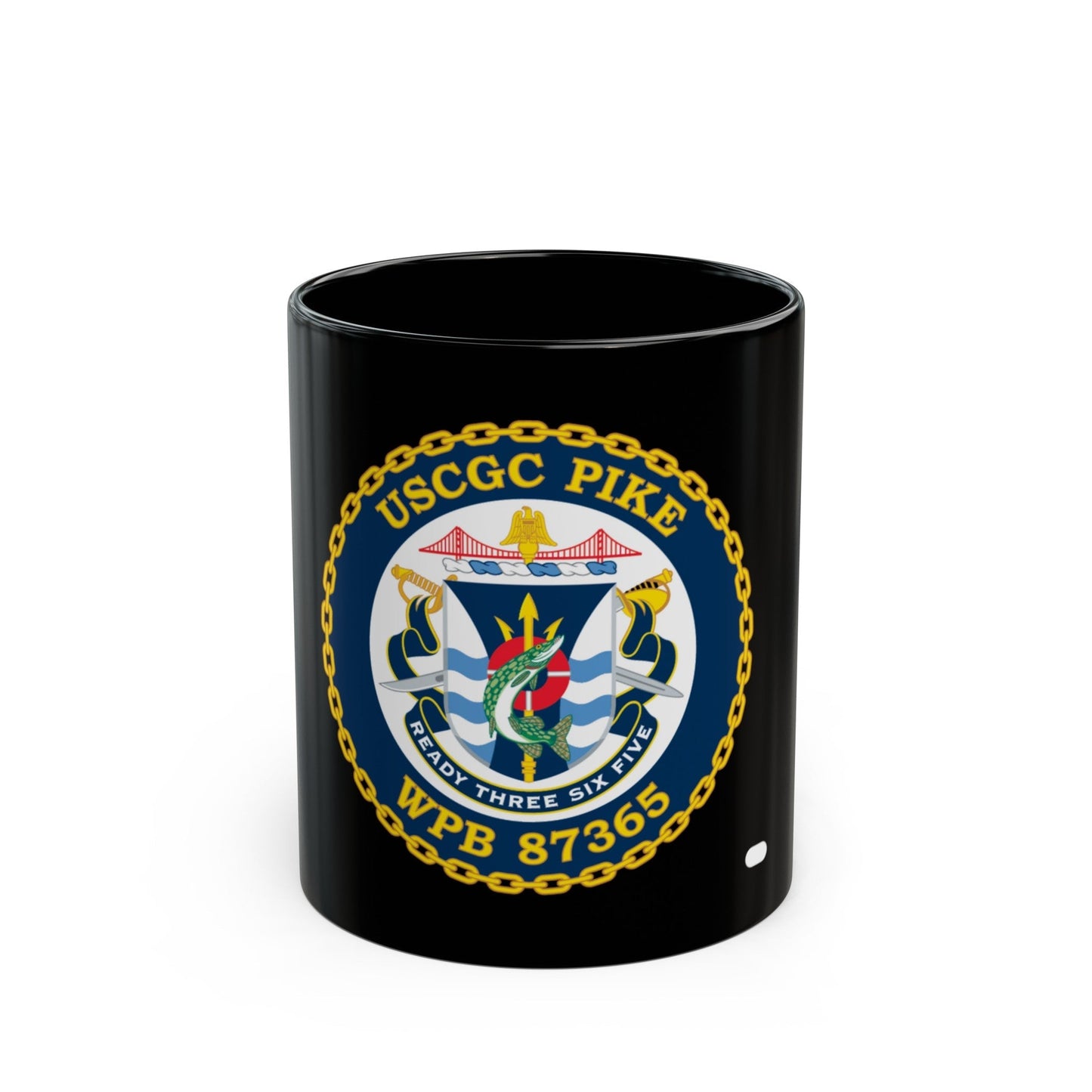 USCGC Pike WPB 87365 (U.S. Coast Guard) Black Coffee Mug-11oz-The Sticker Space