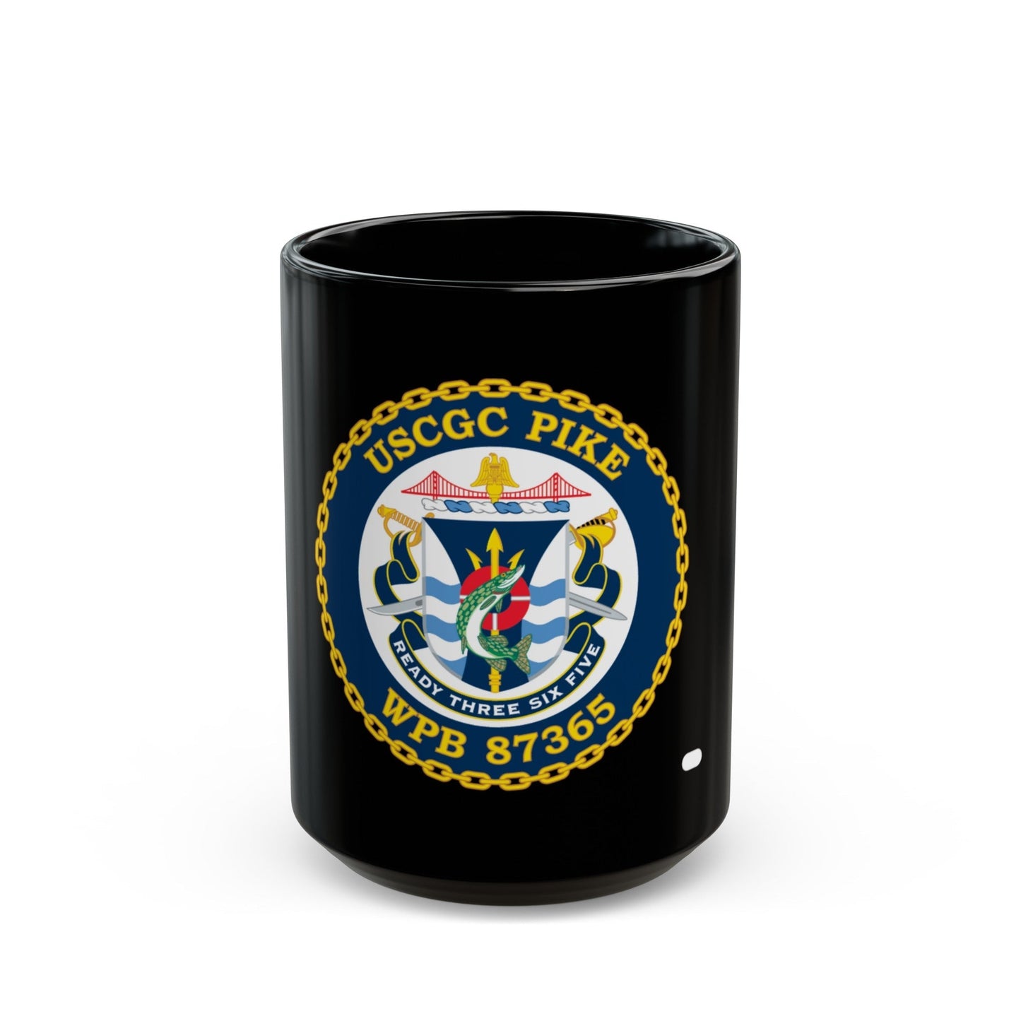 USCGC Pike WPB 87365 (U.S. Coast Guard) Black Coffee Mug-15oz-The Sticker Space