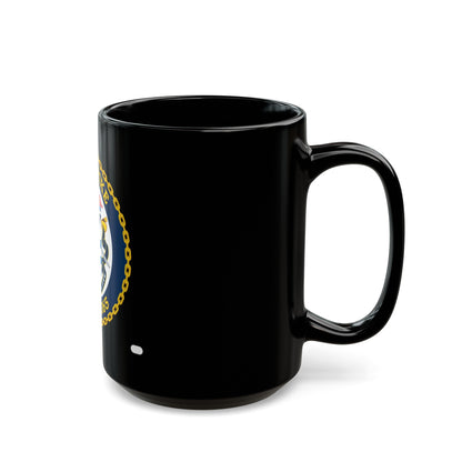 USCGC Pike WPB 87365 (U.S. Coast Guard) Black Coffee Mug-The Sticker Space