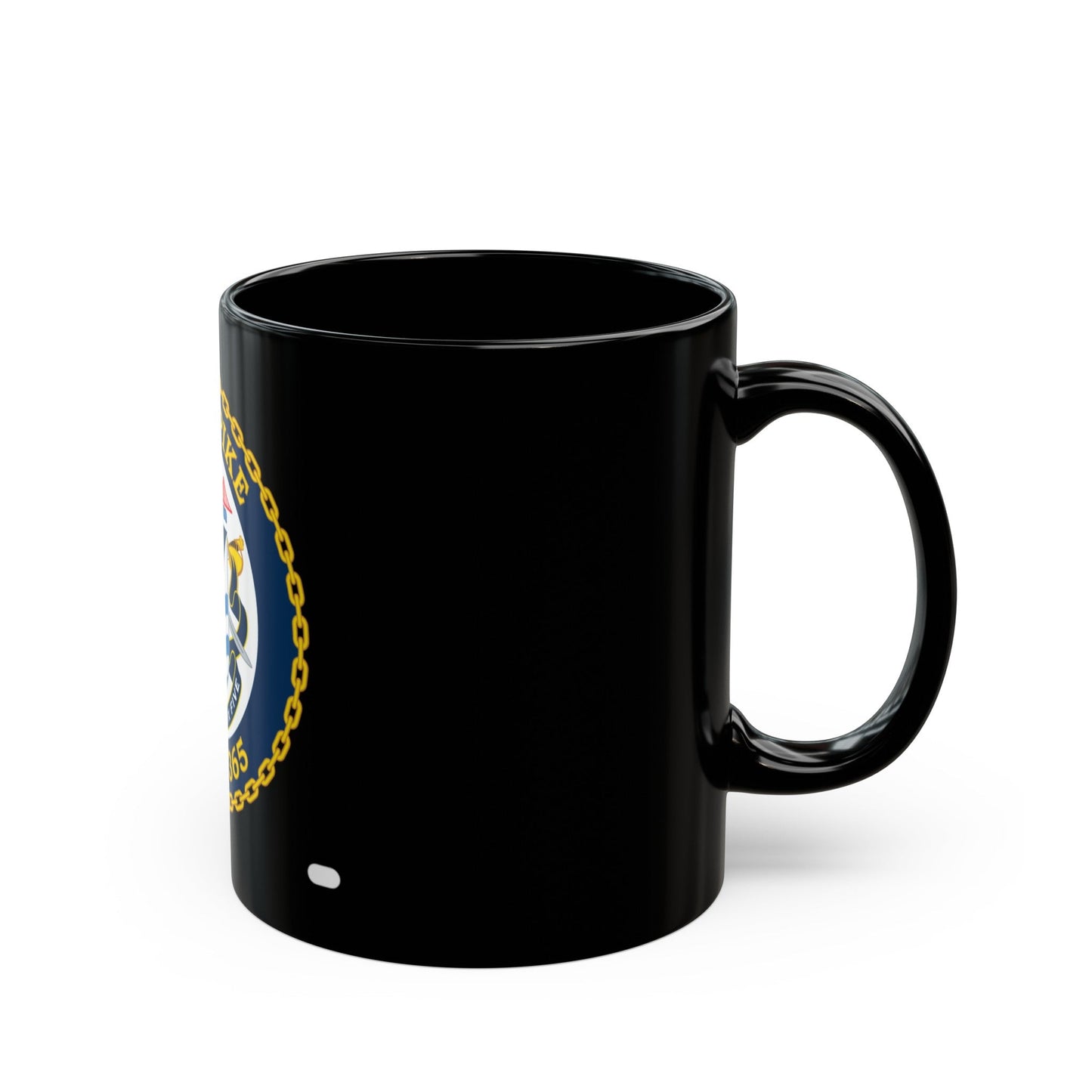 USCGC Pike WPB 87365 (U.S. Coast Guard) Black Coffee Mug-The Sticker Space