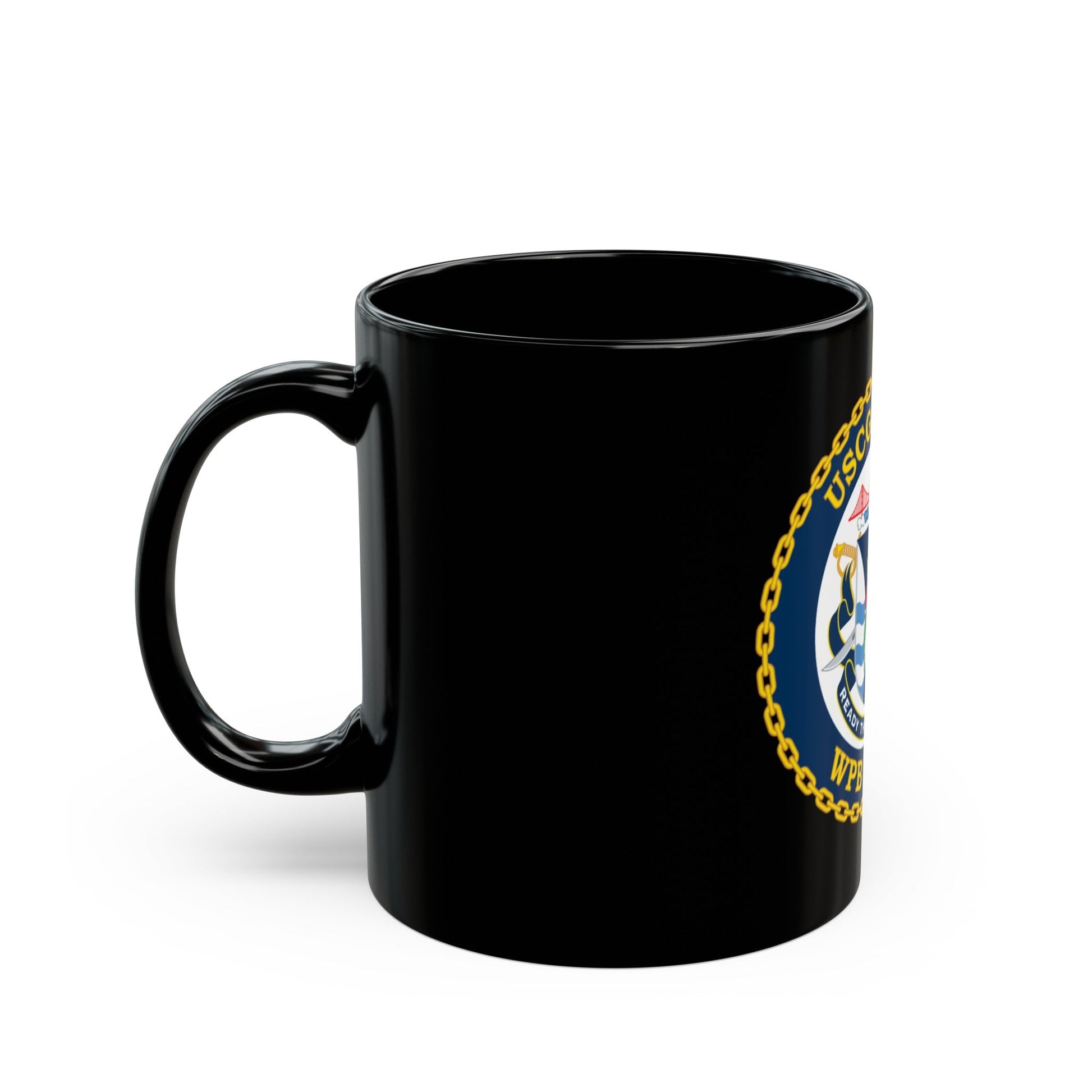 USCGC Pike WPB 87365 (U.S. Coast Guard) Black Coffee Mug-The Sticker Space