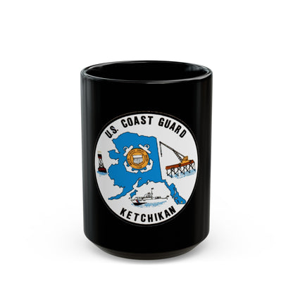 USCGC Planetree WLB 307 (U.S. Coast Guard) Black Coffee Mug-15oz-The Sticker Space