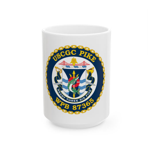 USCGC Plke WPB 87365 NEW 2010 (U.S. Coast Guard) White Coffee Mug-15oz-The Sticker Space