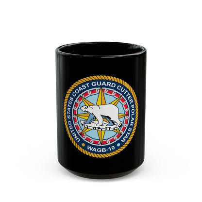 USCGC Polar Star WAGB 10 (U.S. Coast Guard) Black Coffee Mug-15oz-The Sticker Space