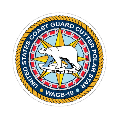 USCGC Polar Star WAGB 10 (U.S. Coast Guard) STICKER Vinyl Die-Cut Decal 2 Inch - The Sticker Space