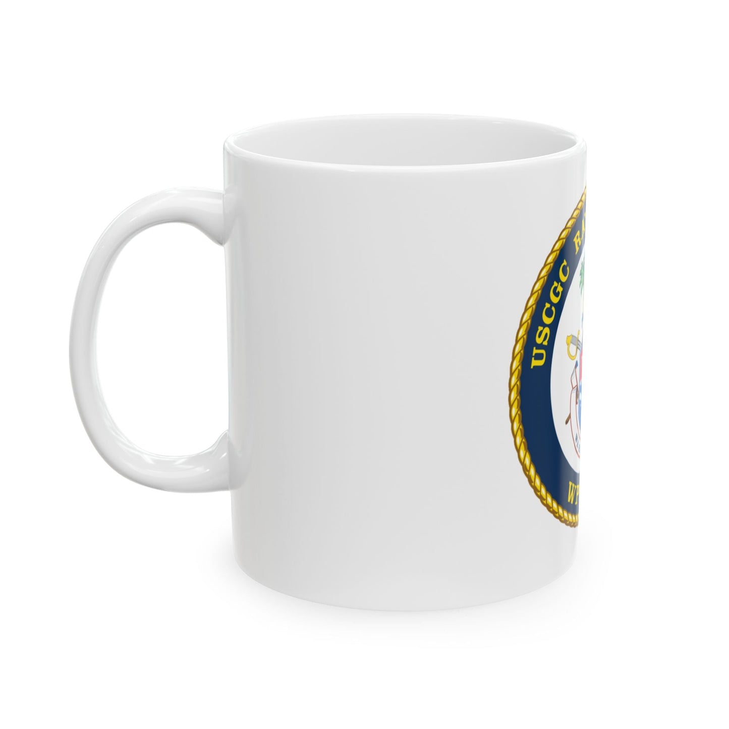 USCGC Raymond Evans WPC 1110 (U.S. Coast Guard) White Coffee Mug