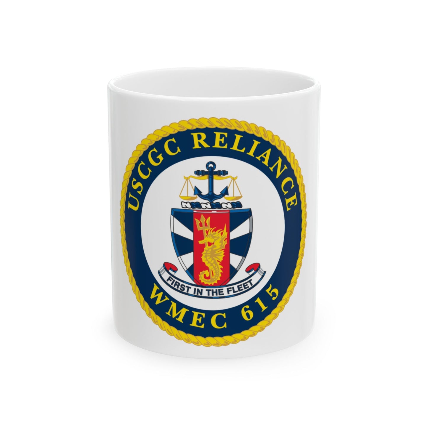 USCGC Reliance   Glassware (U.S. Coast Guard) White Coffee Mug