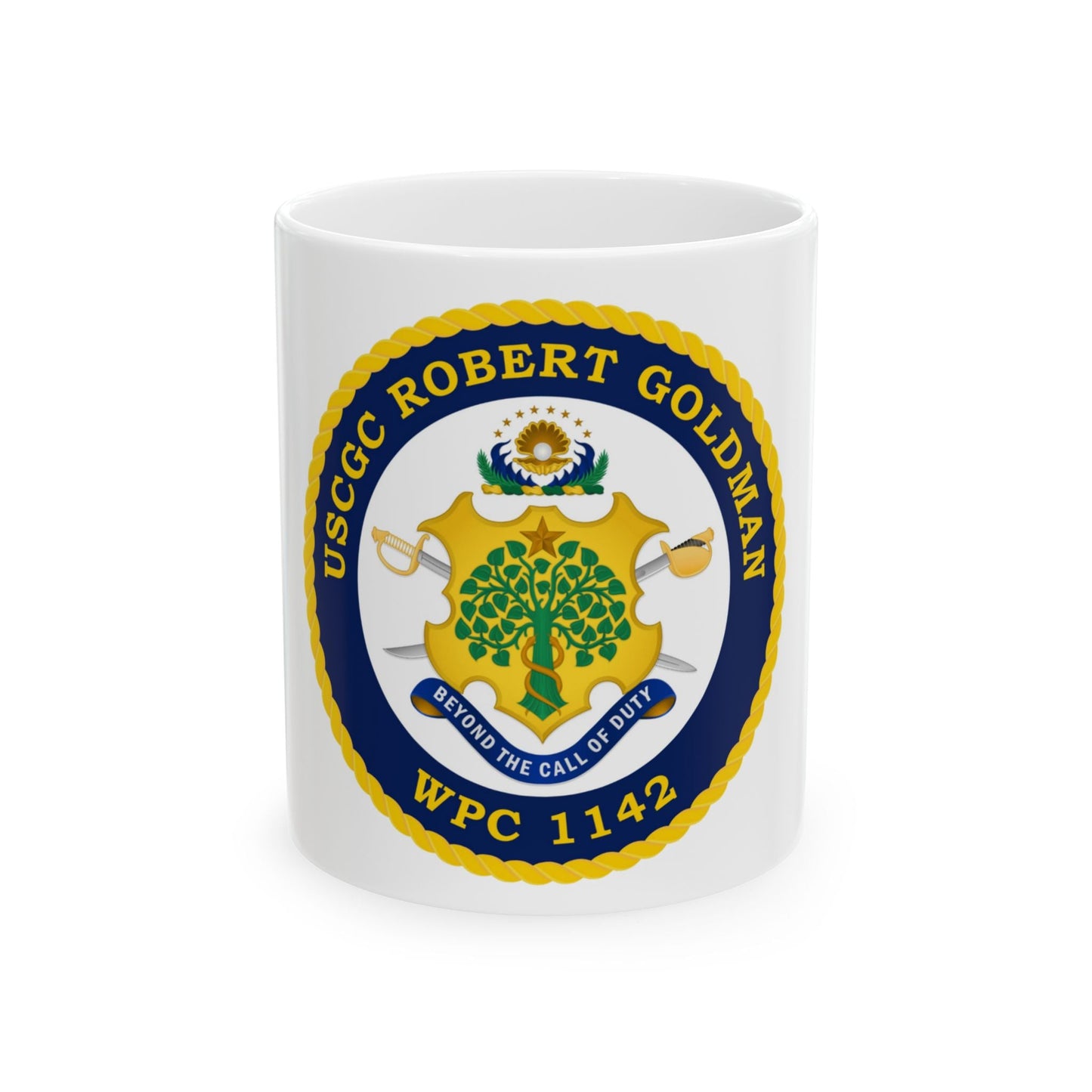 USCGC Robert Goldman WPC 1142 (U.S. Coast Guard) White Coffee Mug