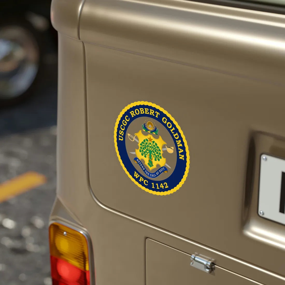 USCGC Robert Goldman WPC 1142 (U.S. Coast Guard) Transparent STICKER Die-Cut Vinyl Decal - The Sticker Space