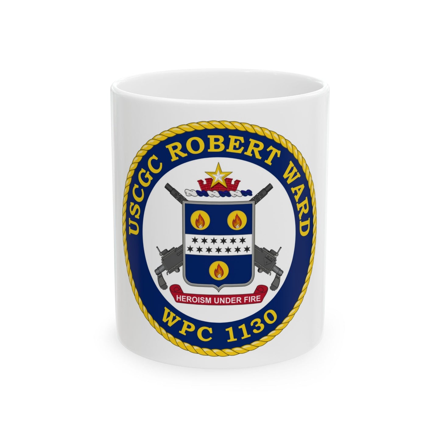 USCGC Robert Ward WPC 1130 (U.S. Coast Guard) White Coffee Mug