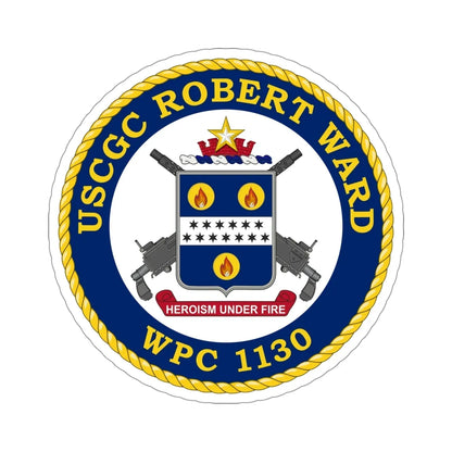 USCGC Robert Ward WPC 1130 (U.S. Coast Guard) STICKER Vinyl Die-Cut Decal 4 Inch - The Sticker Space