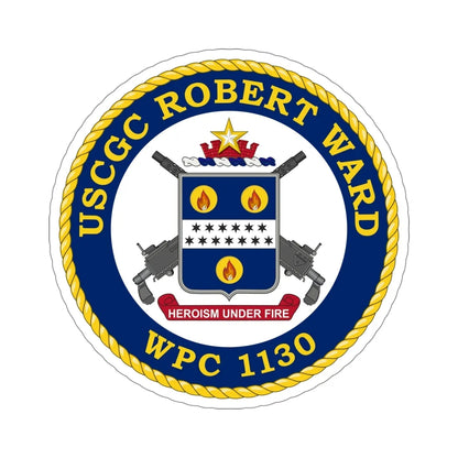 USCGC Robert Ward WPC 1130 (U.S. Coast Guard) STICKER Vinyl Die-Cut Decal 5 Inch - The Sticker Space