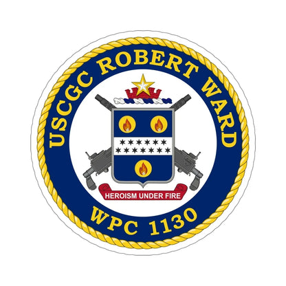 USCGC Robert Ward WPC 1130 (U.S. Coast Guard) STICKER Vinyl Die-Cut Decal 6 Inch - The Sticker Space