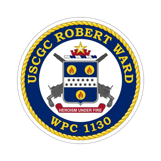 USCGC Robert Ward WPC 1130 (U.S. Coast Guard) STICKER Vinyl Die-Cut Decal 6 Inch - The Sticker Space