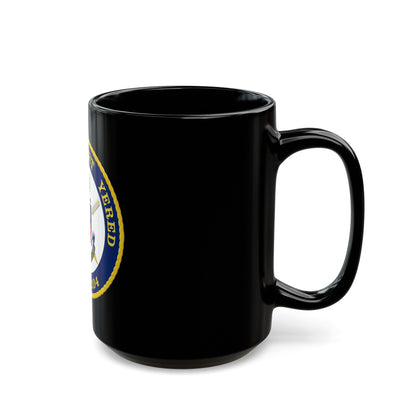 USCGC Robert Yered WPC 1104 1 (U.S. Coast Guard) Black Coffee Mug-The Sticker Space