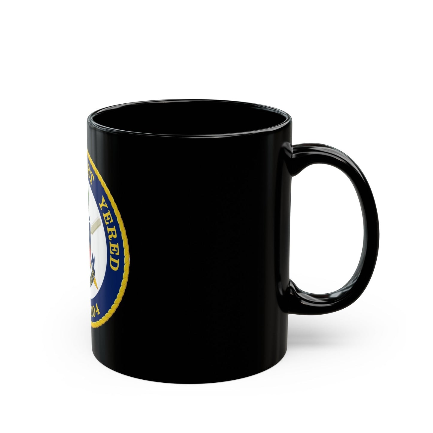 USCGC Robert Yered WPC 1104 1 (U.S. Coast Guard) Black Coffee Mug-The Sticker Space