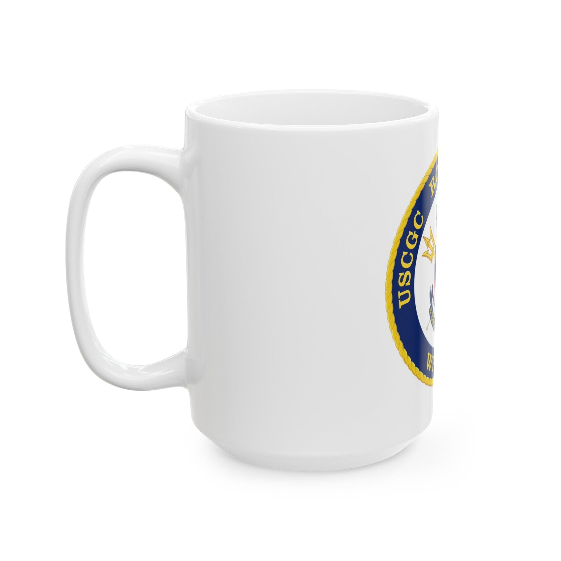 USCGC Robert Yered WPC 1104 1 (U.S. Coast Guard) White Coffee Mug-The Sticker Space