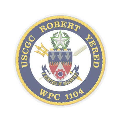 USCGC Robert Yered WPC 1104 1 (U.S. Coast Guard) STICKER Vinyl Kiss-Cut Decal - The Sticker Space