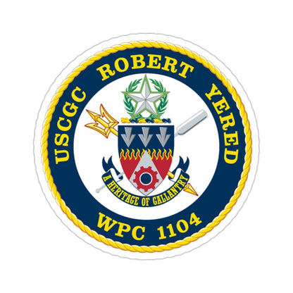 USCGC ROBERT YERED WPC 1104 (U.S. Coast Guard) STICKER Vinyl Die-Cut Decal-2 Inch-The Sticker Space