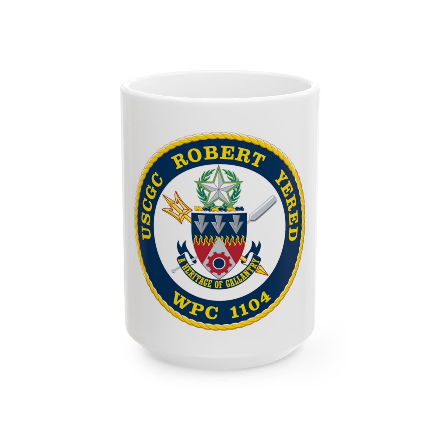 USCGC ROBERT YERED WPC 1104 (U.S. Coast Guard) White Coffee Mug