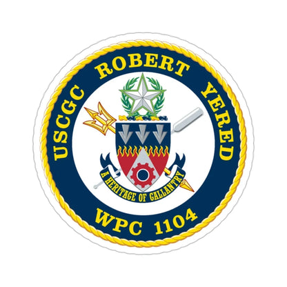 USCGC ROBERT YERED WPC 1104 (U.S. Coast Guard) STICKER Vinyl Die-Cut Decal 2 Inch - The Sticker Space