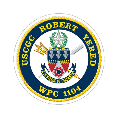 USCGC ROBERT YERED WPC 1104 (U.S. Coast Guard) STICKER Vinyl Die-Cut Decal 3 Inch - The Sticker Space