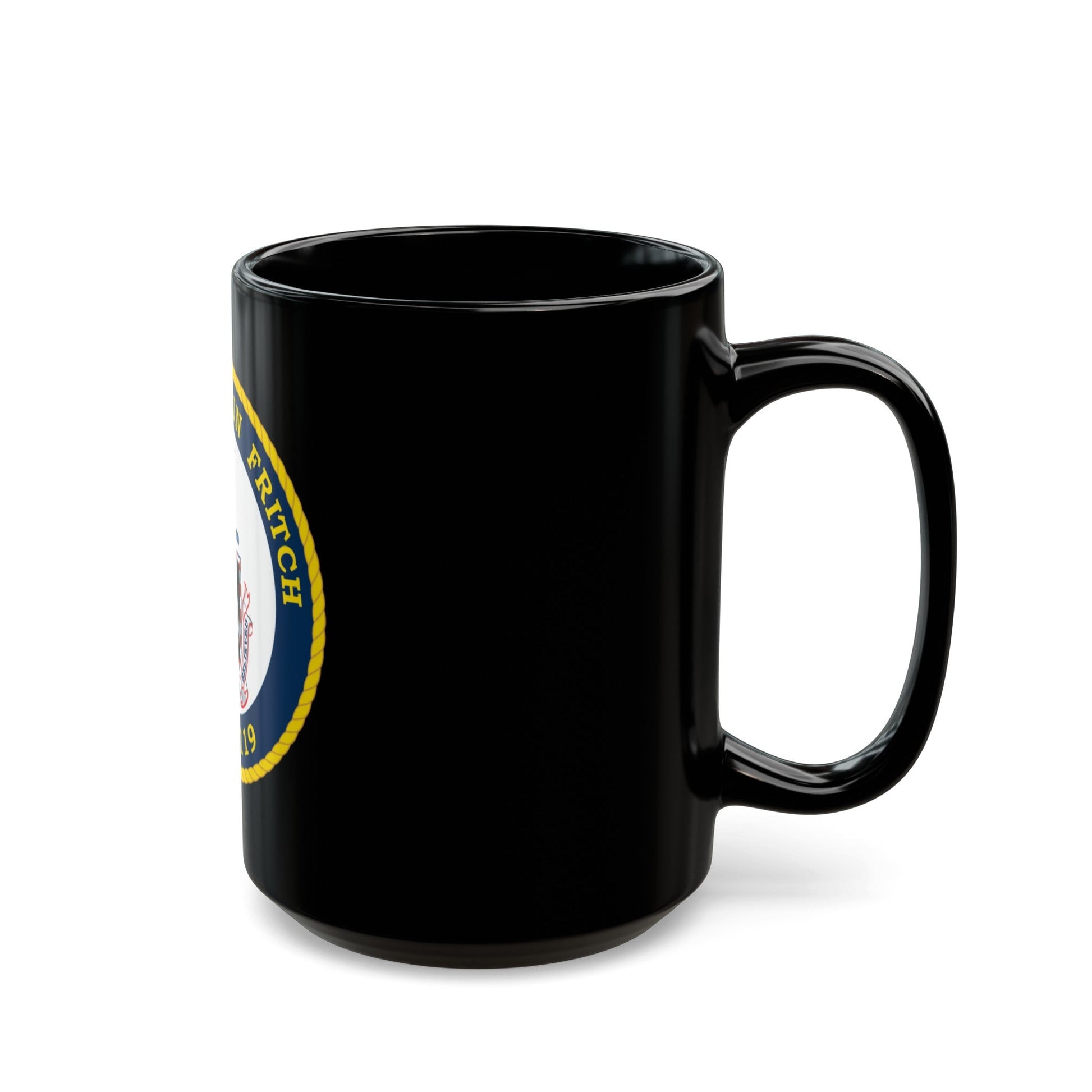 USCGC Rollin Fritch WPC 1119 (U.S. Coast Guard) Black Coffee Mug-The Sticker Space