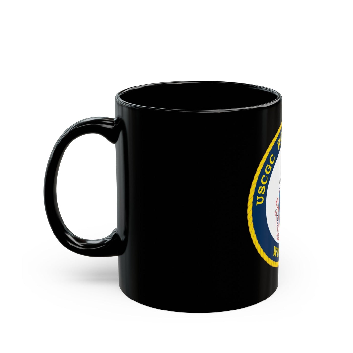 USCGC Rollin Fritch WPC 1119 (U.S. Coast Guard) Black Coffee Mug-The Sticker Space