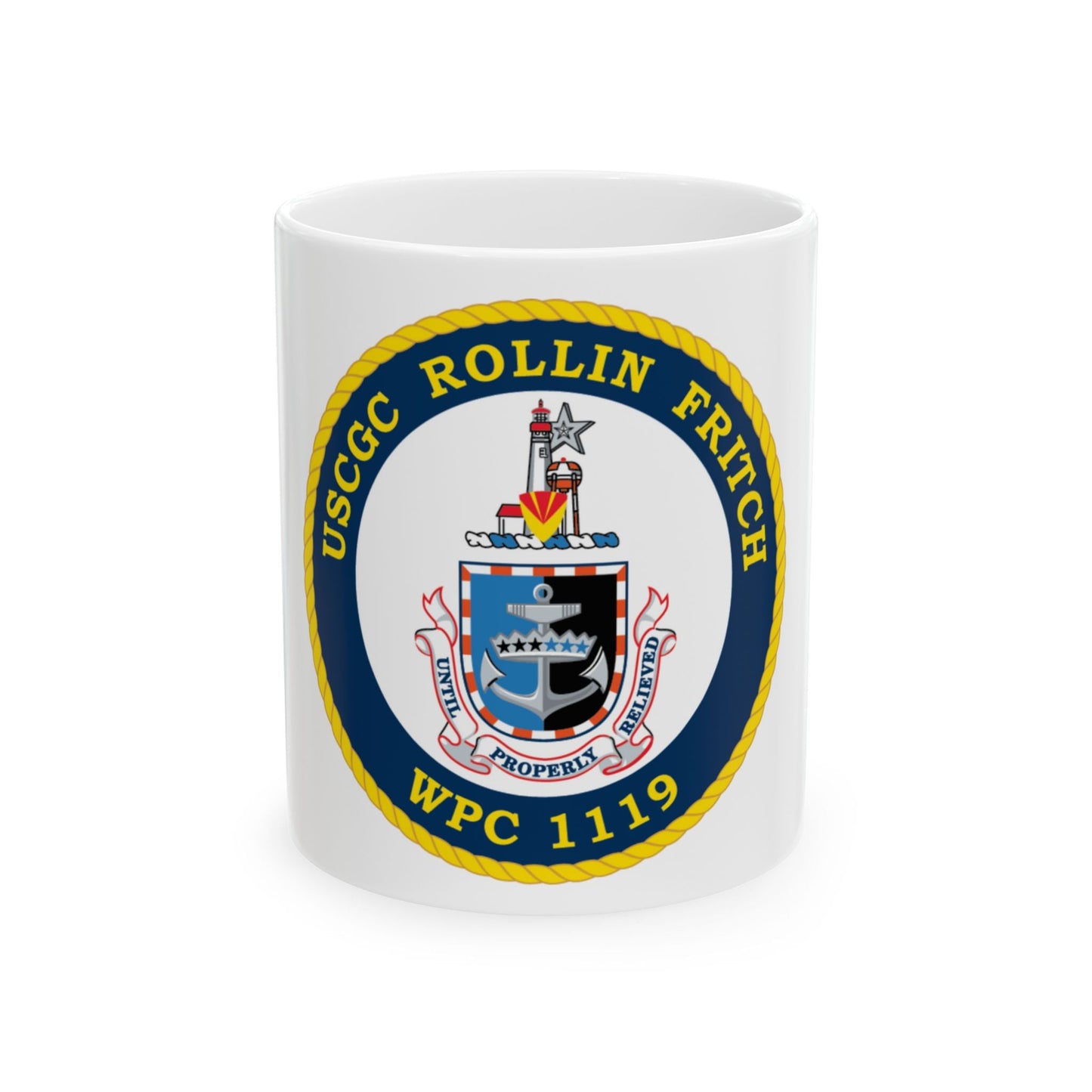 USCGC Rollin Fritch WPC 1119 (U.S. Coast Guard) White Coffee Mug