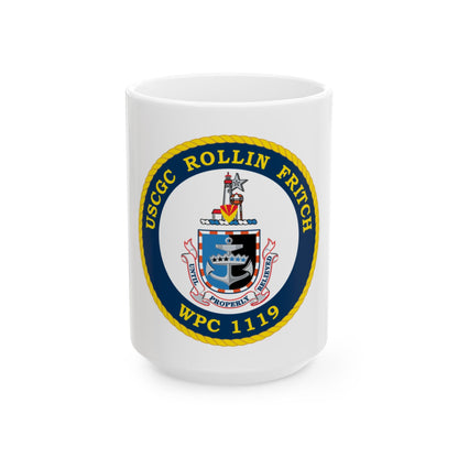 USCGC Rollin Fritch WPC 1119 (U.S. Coast Guard) White Coffee Mug