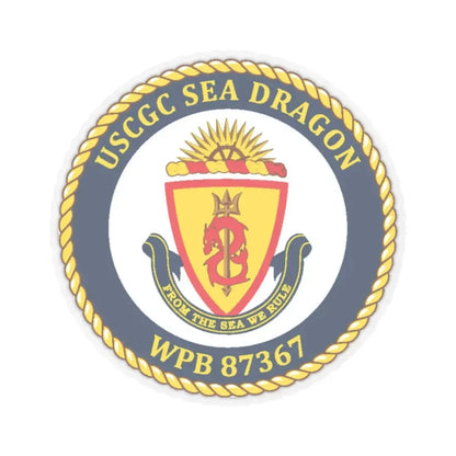 USCGC Sea Dragon WPB 87367 (U.S. Coast Guard) STICKER Vinyl Kiss-Cut Decal - The Sticker Space