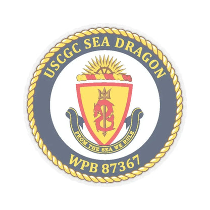 USCGC Sea Dragon WPB 87367 (U.S. Coast Guard) STICKER Vinyl Kiss-Cut Decal - The Sticker Space