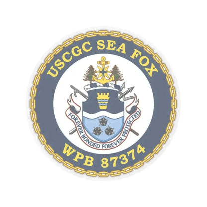 USCGC Sea Fox WPB 87374 2 (U.S. Coast Guard) STICKER Vinyl Kiss-Cut Decal - The Sticker Space