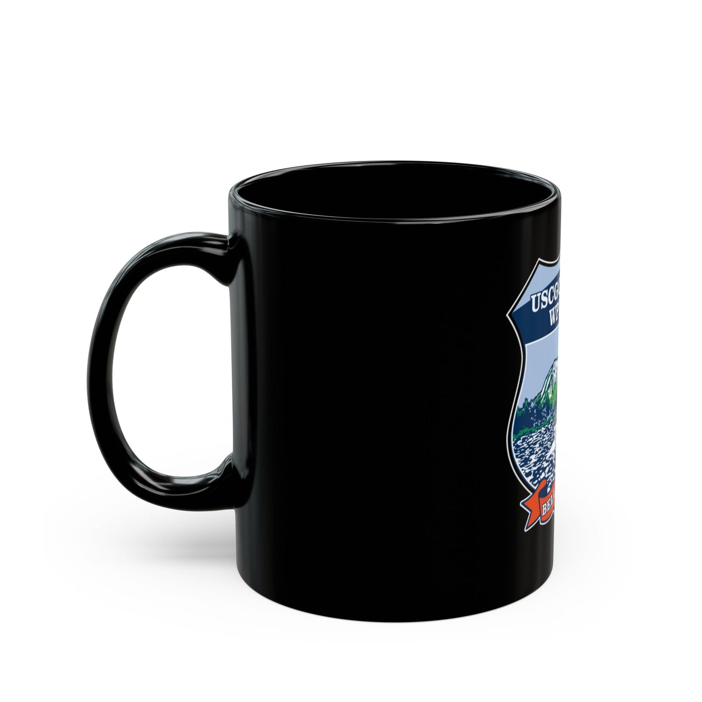 USCGC Sea Lions WPB 87352 (U.S. Coast Guard) Black Coffee Mug-The Sticker Space