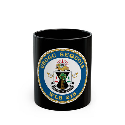 USCGC Sequoia WLB 215 (U.S. Coast Guard) Black Coffee Mug-11oz-The Sticker Space