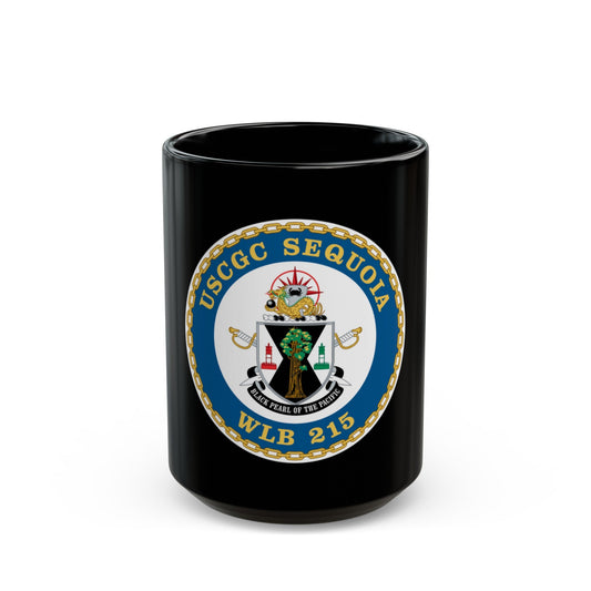 USCGC Sequoia WLB 215 (U.S. Coast Guard) Black Coffee Mug-15oz-The Sticker Space