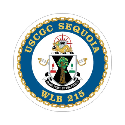 USCGC Sequoia WLB 215 (U.S. Coast Guard) STICKER Vinyl Die-Cut Decal 4 Inch - The Sticker Space