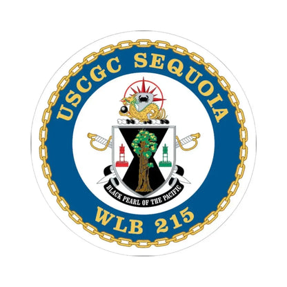 USCGC Sequoia WLB 215 (U.S. Coast Guard) STICKER Vinyl Kiss-Cut Decal - The Sticker Space