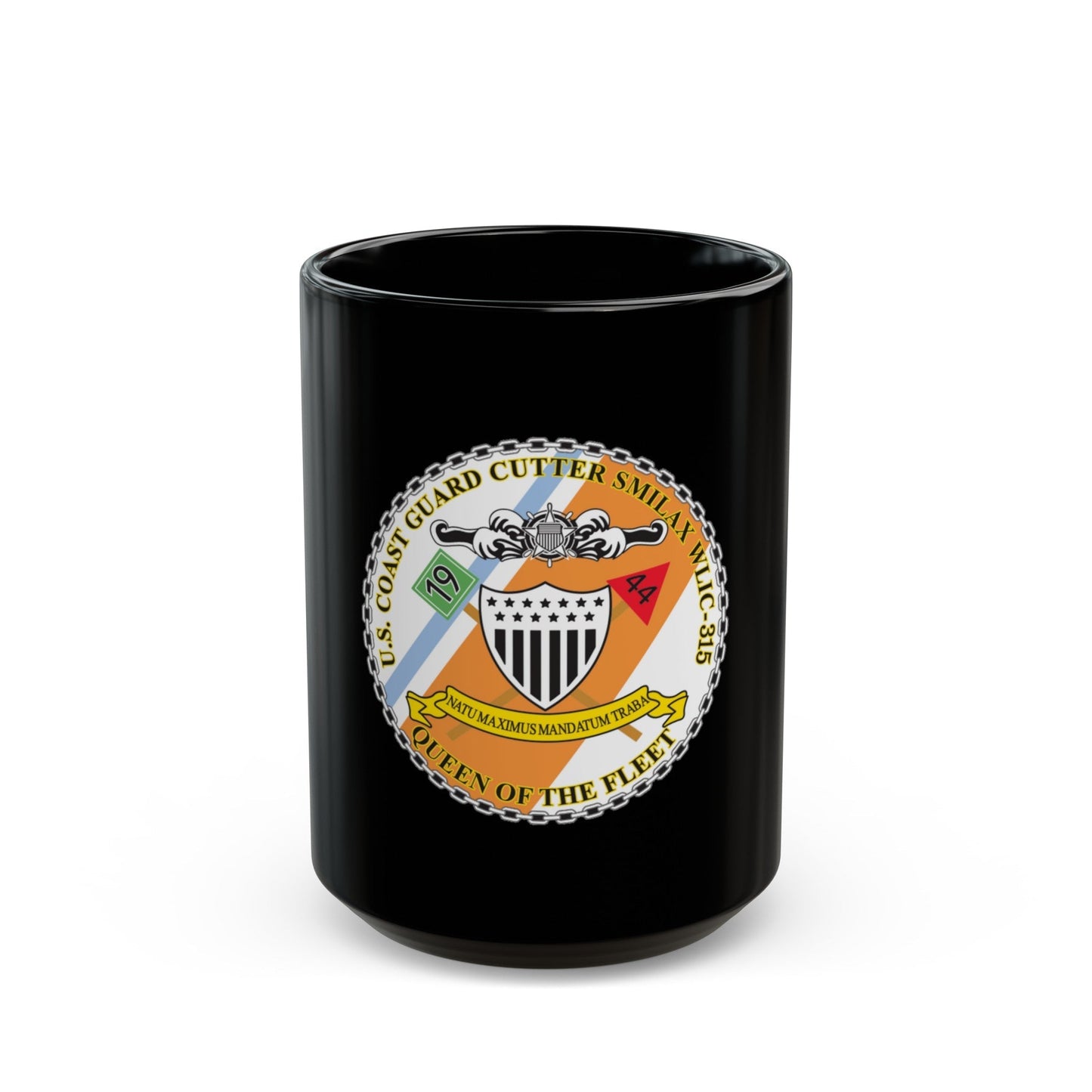 USCGC Simlax (U.S. Coast Guard) Black Coffee Mug-15oz-The Sticker Space