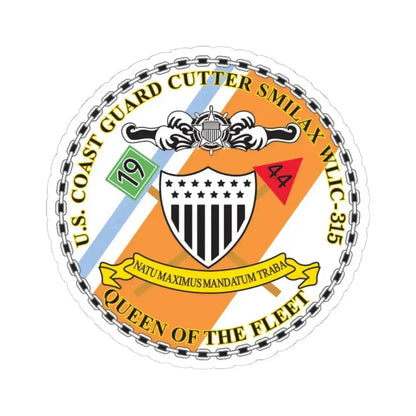 USCGC Simlax (U.S. Coast Guard) STICKER Vinyl Kiss-Cut Decal 4 Inch White - The Sticker Space